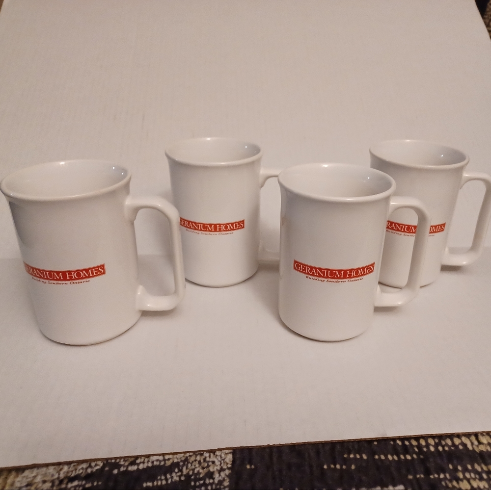 4/$30 Set of 4 Tall & Thin Mugs